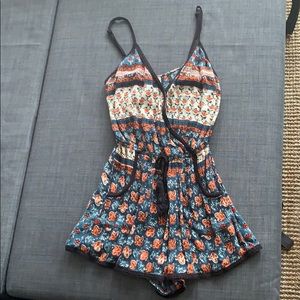 Printed romper